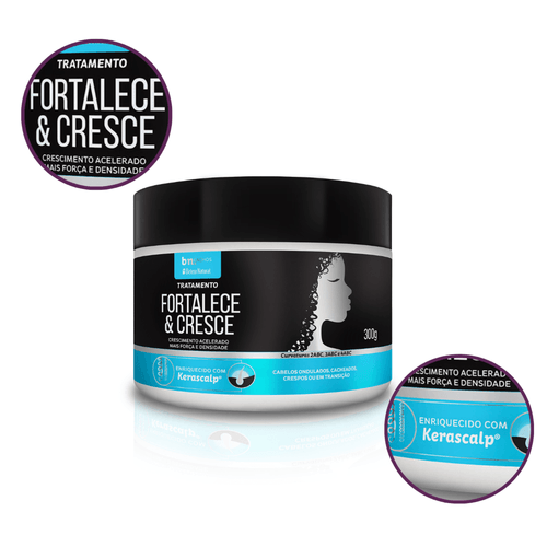 Máscara de Tratamento Fortalece e Cresce 300g | bn.Cachos Máscara de Tratamento Fortalece e Cresce 300g | bn.Cachos